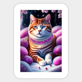 British Shorthair Art Sticker